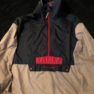 Columbia 1/4 zip windbreaker